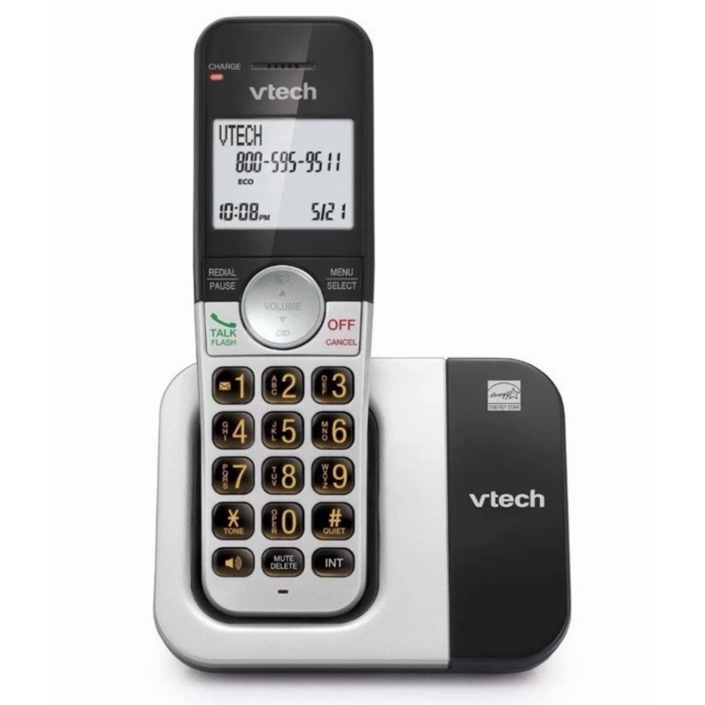 VTech Cordless Phone System With Caller‎ ID VG231 Silver Handset Open Box